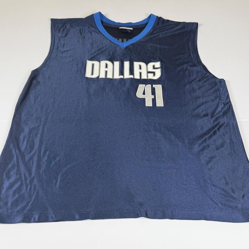 Nba Men's Navy and Blue Jersey